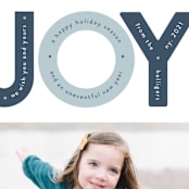 "Capital Joy" - Holiday Cards in Frost by Gwen Bedat - Detail