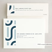 "Capital Joy" - Holiday Cards in Frost by Gwen Bedat - FREE Recipient Addressing