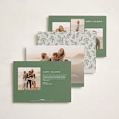 "Classically" - Holiday Cards in Fir by Everett Paper Goods - Back of Card Options