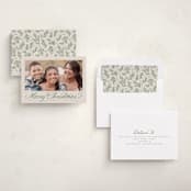 "Classically" - Holiday Cards in Fir by Everett Paper Goods - Assembled