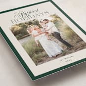 "refined bliss" - Holiday Cards in Evergreen by Carolyn Nicks - Detail