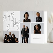 "Christmas Album" - Holiday Cards in Cloud by Geraldine Sales - Folded Card