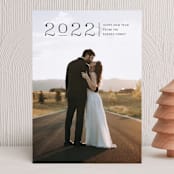 "Romantic" - Holiday Cards in Ink by Olivia Goree - Front