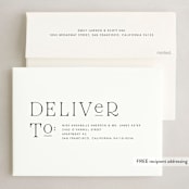 "Romantic" - Holiday Cards in Ink by Olivia Goree - FREE Recipient Addressing