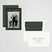 "adorned" - Holiday Cards in Evergreen by Jessica Williams - Assembled