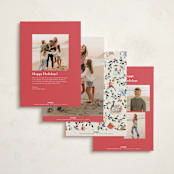 "12 days of christmas" - Holiday Cards in Holly Berry by Sarah Knight - Back of Card Options