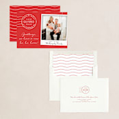 "Ho Ho Home" - Holiday Cards in Holly by Leah Bisch - Assembled