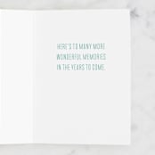 "Happy Anniversary Vines" - Single Greeting Cards in Greenery by Alethea and Ruth - Interior