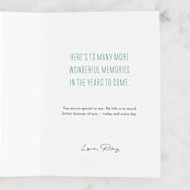 "Happy Anniversary Vines" - Single Greeting Cards in Greenery by Alethea and Ruth - Customizable Interior Example