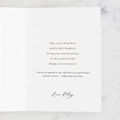 "Edgewater" - Single Greeting Cards in Colorful by Griffinbell Paper Co. - Customizable Interior Example