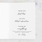 "Like I Do" - Single Greeting Cards in Ink by Janean Hinger - Customizable Interior Example