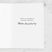 "To the Love of My Life" - Single Greeting Cards in Gold by Jen Banks - Interior