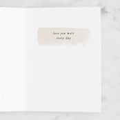 "Grow Together" - Single Greeting Cards in Natural by Robert and Stella - Interior