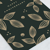 "Evergrowing Love" - Single Greeting Cards in Evergreen by Roopali - Close-Up