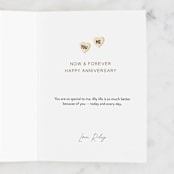 "We Are Mint For Each Other" - Single Greeting Cards in Mint by Jess Miller Draws - Customizable Interior Example