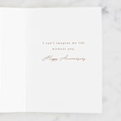 "Arrow" - Single Greeting Cards in Mud by Corie Page - Interior
