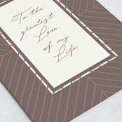 "Arrow" - Single Greeting Cards in Mud by Corie Page - Close-Up