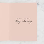 "Venn Love" - Single Greeting Cards in Watermelon by Catherine Culvenor - Interior