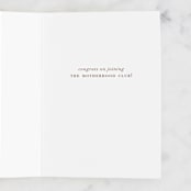 "Overrated" - Single Greeting Cards in Blush by Bethany Anderson - Interior