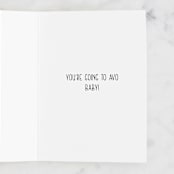 "Holy Guacamole" - Single Greeting Cards in Avocado by Chelsea And Marbles Paper - Interior