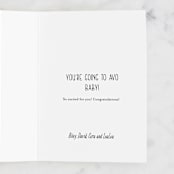"Holy Guacamole" - Single Greeting Cards in Avocado by Chelsea And Marbles Paper - Customizable Interior Example