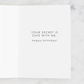 "Act Your Age" - Single Greeting Cards in Rose by Bright Room Studio - Interior