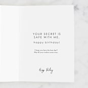 "Act Your Age" - Single Greeting Cards in Rose by Bright Room Studio - Customizable Interior Example