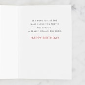 "The Ways I Love you" - Single Greeting Cards in Holly by Itsy Belle Studio - Interior
