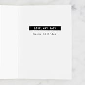 "Way back" - Single Greeting Cards in Beige by Maja Cunningham - Interior