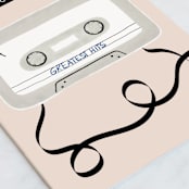 "Way back" - Single Greeting Cards in Beige by Maja Cunningham - Close-Up