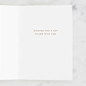 "Cake Stand" - Single Greeting Cards in Navy by Alethea and Ruth - Interior