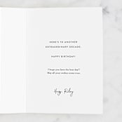 "Happy 40th Birthday!" - Single Greeting Cards in Bright Mix by Oscar and Emma - Karly Depew - Customizable Interior Example