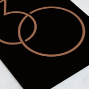 "30th Birthday" - Single Greeting Cards in Ink by GeekInk Design - Close-Up