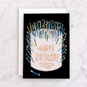 "You're Gonna Need a Bigger Cake" - Single Greeting Cards in Icing by Katie Zimpel - Front