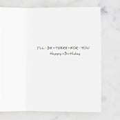 "Friends" - Single Greeting Cards in Cream by Maja Cunningham - Interior
