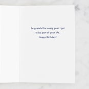 "Inspiration" - Single Greeting Cards in Rust by Katie Zimpel - Interior