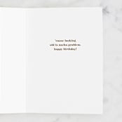 "fantastaco" - Single Greeting Cards in Black Olive by Tanya Lee of Frooted Design - Interior