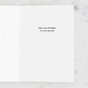 "So Extra" - Single Greeting Cards in Navy by Karen Kaul - Interior