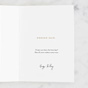 "big way" - Single Greeting Cards in Mint by Faith Dorn - Customizable Interior Example