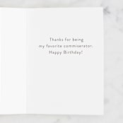 "Mental Pause" - Single Greeting Cards in Blush by Kamala Nahas - Interior