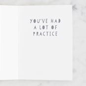 "birthday pro" - Single Greeting Cards in Snow by Lori Wemple - Interior