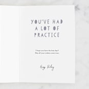 "birthday pro" - Single Greeting Cards in Snow by Lori Wemple - Customizable Interior Example