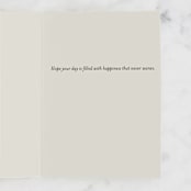 "Moon Phases" - Single Greeting Cards in Space by Everett Paper Goods - Interior