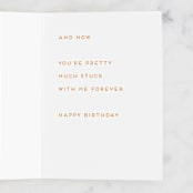 "You Did It" - Single Greeting Cards in Sunset by Shannon Kohn - Interior