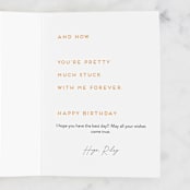 "You Did It" - Single Greeting Cards in Sunset by Shannon Kohn - Customizable Interior Example