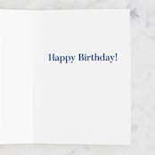 "extra large print" - Single Greeting Cards in Pool by Tanya Lee of Frooted Design - Interior