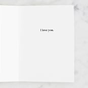 "Say It Love" - Single Greeting Cards in Fern by Shannon Kohn - Interior