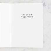 "Rad Collage" - Single Greeting Cards in Butter by Morgan Kendall - Interior