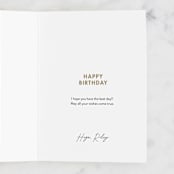 "exclaimation" - Single Greeting Cards in Snow by Baumbirdy - Customizable Interior Example