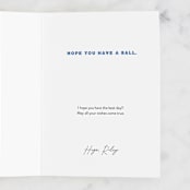 "Pawsome Dogs" - Single Greeting Cards in Grass by Everett Paper Goods - Customizable Interior Example